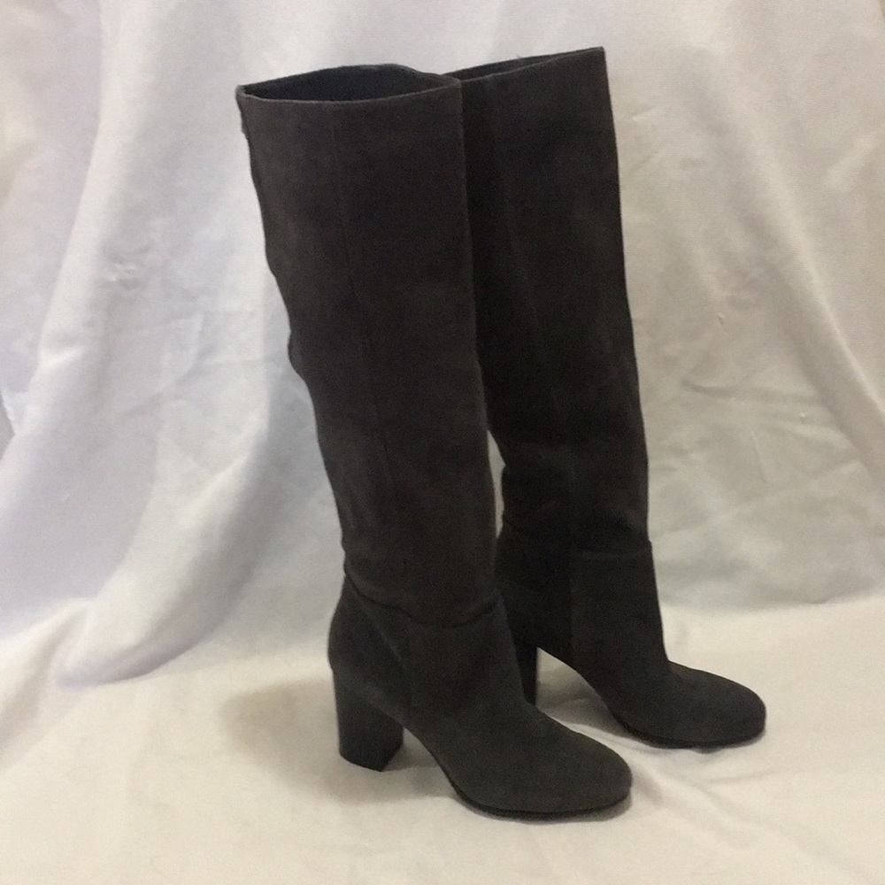NWOB Sam Edelman grey suede over the knee boots